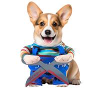 Dog Halloween Costume, Pet Clothes Cat Cosplay Clothes Adjustable Pet Awful Outfits with Scissors for Halloween Puppy Kitten Cosplay Party, XL