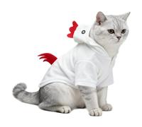 Dog Halloween Costumes, Cute Chicken Costume for Halloween, Puppy Animal Cosplay Sweatshirt, for Medium Cats, Home, Travel, Photo , Role Play, Birthday, Holiday, Thanksgiving Day