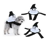 Dog Halloween Costumes, Dog Ghost Costume, Fancy Chucky Pet Cosplay Clothes, Funny Dogs Cats Outfit for Halloween Party Decorations Pets Birthdays Festivals, Puppy Costume for Small Dogs Cats (S)