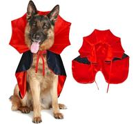 Dog Halloween Costumes, Dog Vampire Devil Cloak Cape Costume Halloween Costumes for Small Medium Large Dogs Pets (Large)