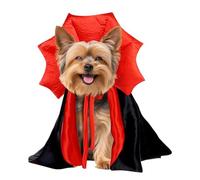 Dog Halloween Costumes for Small Medium Large Dogs Cats, Adjustable Cat Dog Vampire Costume Cloak Stand-Collar,Small Dog Halloween Costumes for Dachshund French Bulldog Chihuahua Yorkie (Black, S)