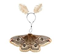 Dog Halloween Costumes Pet Outfit with Headband | Moth Wings Cosplay for Party Cat Birthday Holiday Puppy Large Medium Small Breed