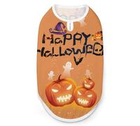Dog Halloween CostumesXL Halloween Small Dog Cat Pet Breathable T-Shirts Dog Clothes Puppy T Shirt Vest Soft and Light-Weight for Small Large Dogs 2u2bhc9ef6gp