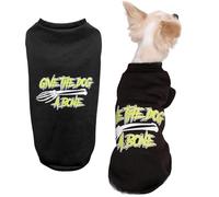 Dog Halloween Jumper, Pet Dog Sweater Give the Dog a Bone Halloween Dog Costume for Small/Medium Dogs Black Machine Washable Funny Holiday Party Outfit for Puppies M/L - L46 x W23cm