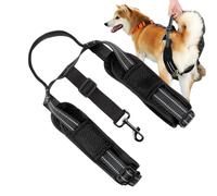Dog Halter Harnesses, Adjustable Hip Support Harness with Reflective Strips, Vest Harnesses Sturdy Handle Lightweight for Elderly or Disabled Dogs Getting up and Down Stairs