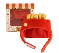 Dog Hamburger Cosplay Hat for Halloween - Funny Dog Costume Photo Prop | Kitten, Puppy, Pet Halloween Hat