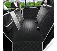 Dog Hammock for Car Back Seat for Mitsubishi Space Star A00 2012-2019 | Dog Car Seat Cover with Mesh Visual Window | Side Flaps with Zipper Water-Resistant