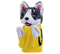 Dog Hand Puppet Kung Fu Husky Soft Soundable Boxing Hand Interactive Puppet Toddler Washable Plush Battle Boxing Husky Toys