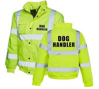 Dog Handler Hi Vis Jacket - Heavy Duty Bomber Workwear for Law Enforcement