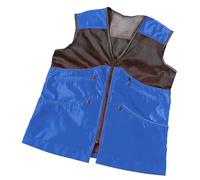Dog Handler Training Vest Training Jacket Multi Pockets Waterproof Nylon Sports Dog Vest Breathable Mesh Sleeveless Zipper Closure Suitable for Handle, L