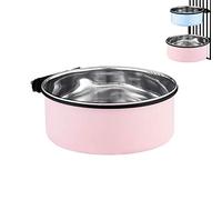 Dog Hanging Cage Bowl,Pet Hanging Bowls for Crates and Cages,Stainless Steel Dog Bowls,Small Sized Dog Feeding Bowls and Water Bowls(850ml/1pcs）