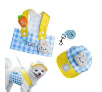 Dog Harness, Adjustable Accessory, Harness Vest with Training Rope Set for Dogs, for Small, Medium, Large Puppies, Perfect for Outdoor Daily Walking Activities such as Shopping and