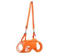 Dog Harness, Adjustable Support Sling, Flexible Assisted Walking Strap, Comfortable Mobility Aid for Outdoor Use, Elderly Dogs, Paralysis Recovery, Disabled Pets Orange