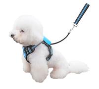 Dog Harness and Leash Set |Dog Vest Harness with 6 ft Multifunction Retractable Dog Leash | with One-Button Control,One-Handed Brake, Tangle Free (M)