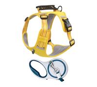 Dog Harness | Anti-Escape Comfortable Padding Adjustable Chest Strap, Harness with Handle | Outdoor Walks Garden Yard Lawn with Family Friends and Pets