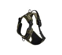 Bobby Rando Walk - Dog Harness, Dog Harness Medium Small Large Dog in Nylon, Safe, Comfortable, Reflective, Adjustable, Khaki, M/40-63x2 CM