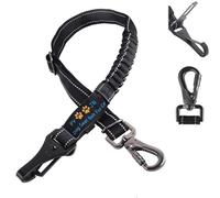 Dog Harness Car Seat Belt, Dog Car Seat Belts, Easy Clip System With Latch Suspension, Safety Reflective Stitching Elastic Leads Harness, Adjustable Length, For Small Medium Large Dogs.