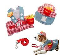 Dog Harness, Comfortable Kit with Hat for Pets - Vest Harness with Training Set for Dogs - for Small Medium Large Puppies Daily Walks and A