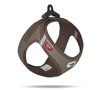 Vest Harness curli Clasp Cord Brown 2XS