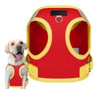 Dog Harness - Dog Harness with Detector | Adjustable Harness with Reflective Strips and Locator Slot | Pet Harness | Harness for Small Dogs Cuts