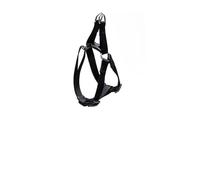 Dog Harness Dog Vest Strap Adjustable Triangular Breathable Nylon Harness Dogs Puppy Cats Pet Supplies(CW026-black,L-2.0x(43-70) cm)
