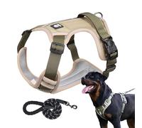 Dog Harness for Large Dogs | Comfortable No Pull Pet Harness Reflective Dog Harness,Flexible Dog Pulling Harness Dog Harness Collar Set for Walking Jogging Hiking