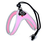DOG HARNESS FOR SMALL DOGS REFLECTOR 100% Made In Italy TRE PONTI Adjustable Closing PINK (2 (Up to 5 Kg))