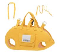 Dog Harness For Small Dogs, Snuggle Sling Dog Carrier, Pets Full Body Lift Harness, Adjustable Quick-Sna P Buckles, Breathable Fabric, Yellow, S For Small Pets, Daily Walking, Vet Visits, Long Trip,