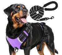 Dog Harness for Small, Medium, Large Dogs and Puppies, Multi-Purpose Dog Harness with Lead Set, Escape Proof Anti-Pull Dog Harnesses for Dogs (Style 2 Purple, S)