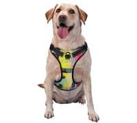 Dog Harness for Small Medium Large Dogs, Reflective & Adjustable with Quick Release Buckles East-West Fusion
