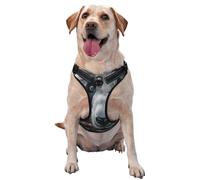 Dog Harness for Small Medium Large Dogs, Reflective & Adjustable with Quick Release Buckles Lonely Panda