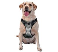 Dog Harness for Small Medium Large Dogs, Reflective & Adjustable with Quick Release Buckles The Confusion of Giant Pandas