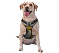 Dog Harness for Small Medium Large Dogs, Reflective & Adjustable with Quick Release Buckles The Sky is Clear and Bright