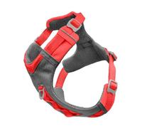 Kurgo Journey Air Dog Harness, Vest Harnesses for Dogs, Pet Hiking Harness for Running & Walking, Reflective, Padded, Includes Control Handle, No Pull Front Clip (Coral, X-Large)