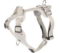 Dog Harness Lago White & Black L 45-71cm 50-80cm 25mm
