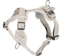 Dog Harness Lago White & Black M 38-61cm 45-70cm 25mm