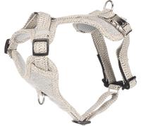 Dog Harness Lago White & Black XS 25-43cm 30-45cm 15mm