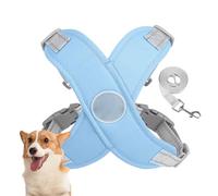Dog Harness, No Pull Harness Set Large Size Dog, Reflective Adjustable Pet Supplies for Training, Made to Last Materials, Night Walking, Hiking, Outdoor Adventures
