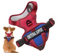 Dog Harness No Pull Pet Work Vest Adjustable Pet Chest Vest Reflective Dog Service Vest for Medium Large Dogs Breathable
