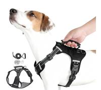 Dog Harness - No-Pull Rope Dog Vest with 1.5M LED Leash | Heavy Duty Reflective Oxford Mesh Pet Vest | Non Slip Harness For Dogs
