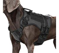 Dog Harness No Pull with Handle, Pull-Free, Robust, Dog Halter with Handle, Medium Size - for Small, Medium, Large Breeds, Outdoor, Hiking, Hunting, Daily Travel