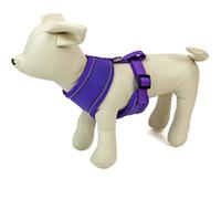Dog Harness Puppy Pet Comfortable Mesh Breathable Adjustable Reflective Purple S