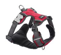 Red Dingo Padded Dog Harness Plain, Red, Small 15mm