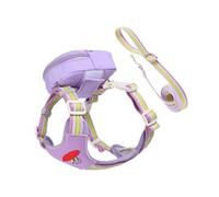 Dog Harness - Reflective Pet Accessory With Zipper Bag,Harness And Traction Rope Set for Puppy | for Small Medium Large Puppy Daily Walking Running Outdoor Activities