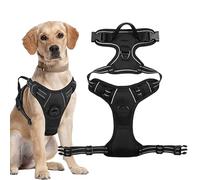 Dog Harness Safety Vest - Soft Harness Without Breast, Adjustable Dog Vest | Reflecting Sturdy Pet Dishes, Training for Small Large Dogs Walks Daily Use