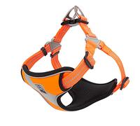 Dog Harness Safety Vest Step-in Style Reflective Adjustable Comfortable TLH5991(Orange,L)