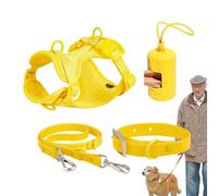 Dog Harness Set | Dog Collar Harness Lead Set | Lead Set Step in No Pull Pet Harness for Dogs Puppy with Poop Bag Holder