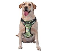 Dog Harness Small Medium Large Sized Dog Easy Walk Shy Frog No Pull Dog Harness Adjustable Breathable Reflective Pet Dog Vest for Training Walking Hiking