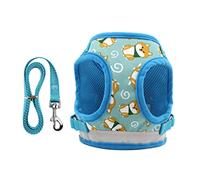 Dog Harness Strap Hamster Carrier Cage Straw Hat for Dogs Outdoor Vest No Dog Harness Reflective Vest for Dogs Safely Ou (1 XS)