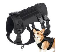 Dog Harness Training, Adjustable Heavy Duty Anti-rain, Harness for Walking Work Vests, for Outdoor Daily Use, Walking, Running and Hunting for Small Medium Large Sizes